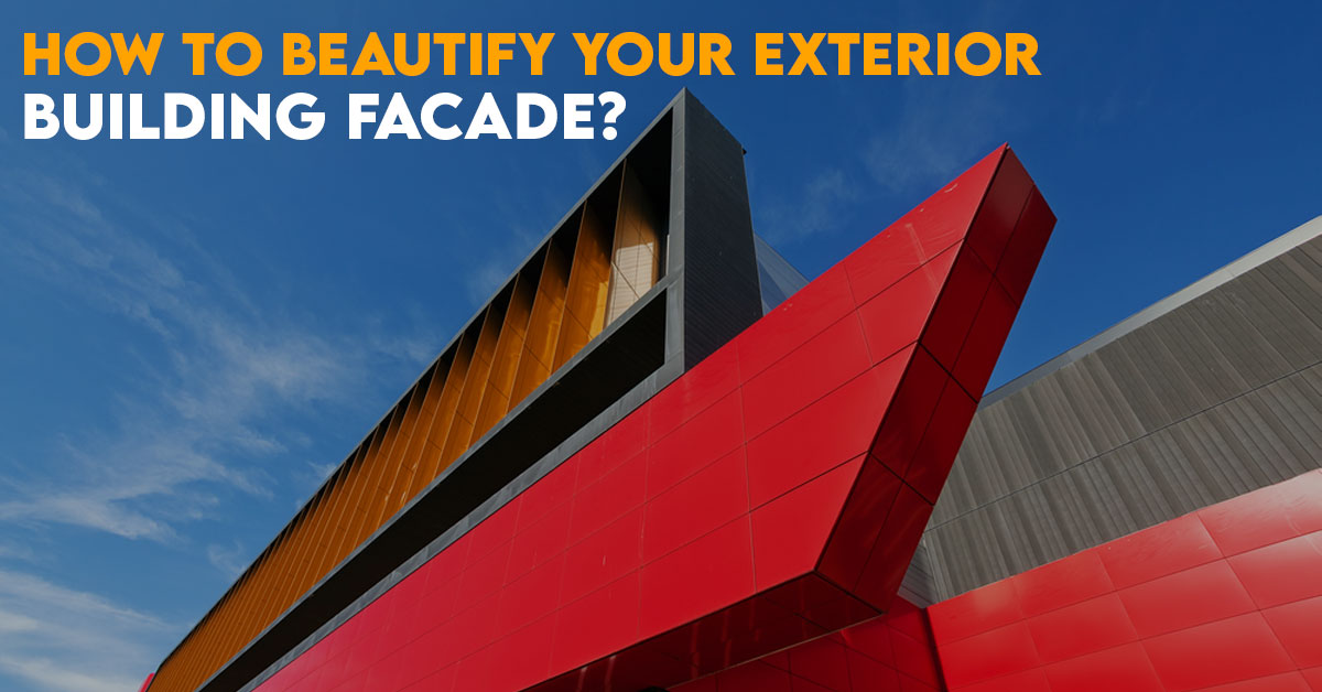 how to beautify your exterior building facade, exterior building facade, Aluminium composite panel